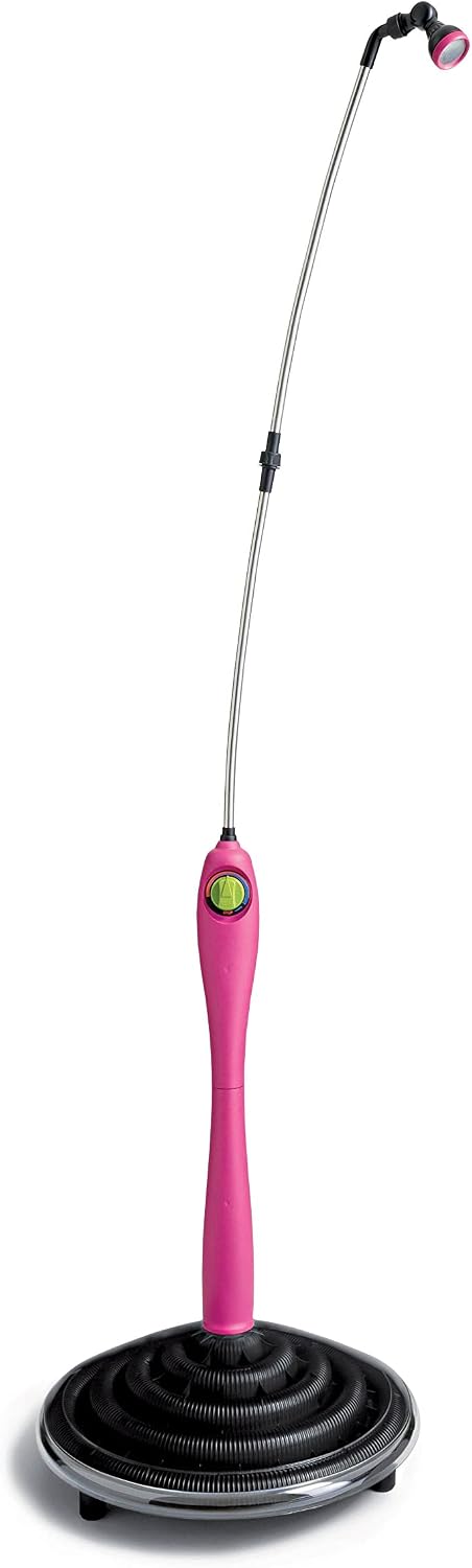 G.F. SRL, Doccia Solare Sunny Style, Doccia da Giardino, Piscina, per Esterno, Ideale Anche in Vacanza e Campeggio, con Miscelatore per Acqua Calda e Fredda, Fucsia