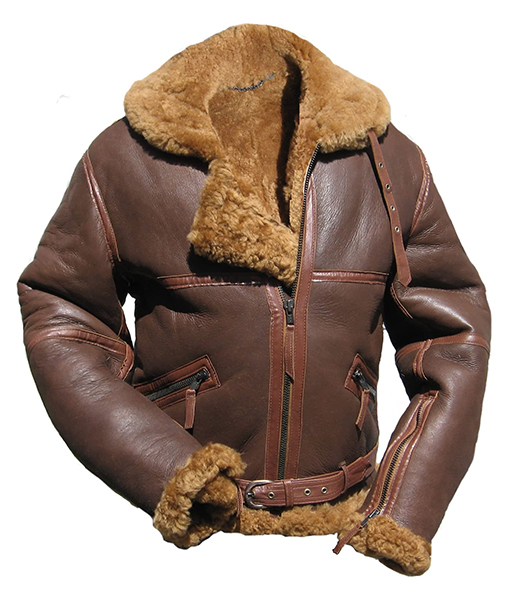 Gary Men’s Classic Brown Aviator Jacket