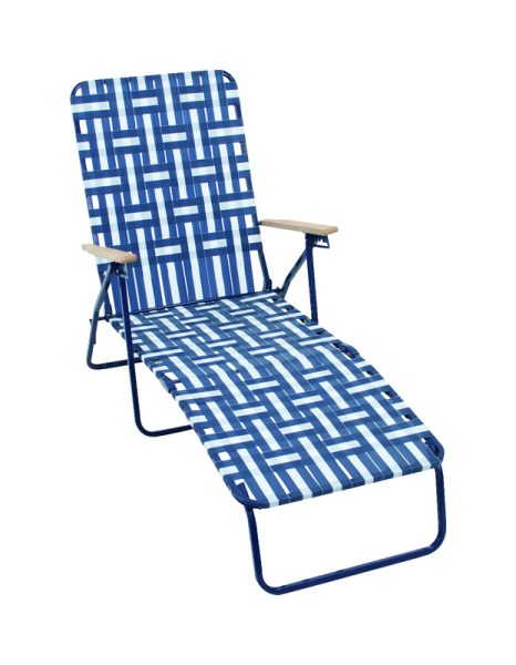 Rio Brands Web Chaise Lounge Steel