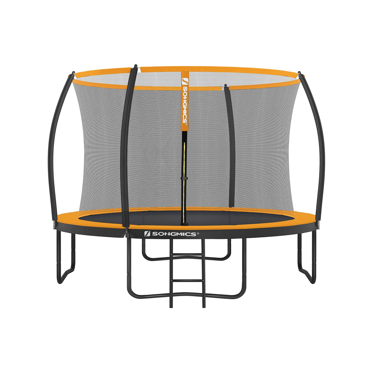Trampolino da giardino rotondo con rete di sicurezza