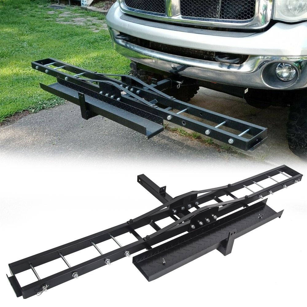 KOJEM Heavy Duty 500 Lbs Motorcycle Dirt Bike Scooter Carrier Hitch Rack for 2&prime;&prime; Receiver