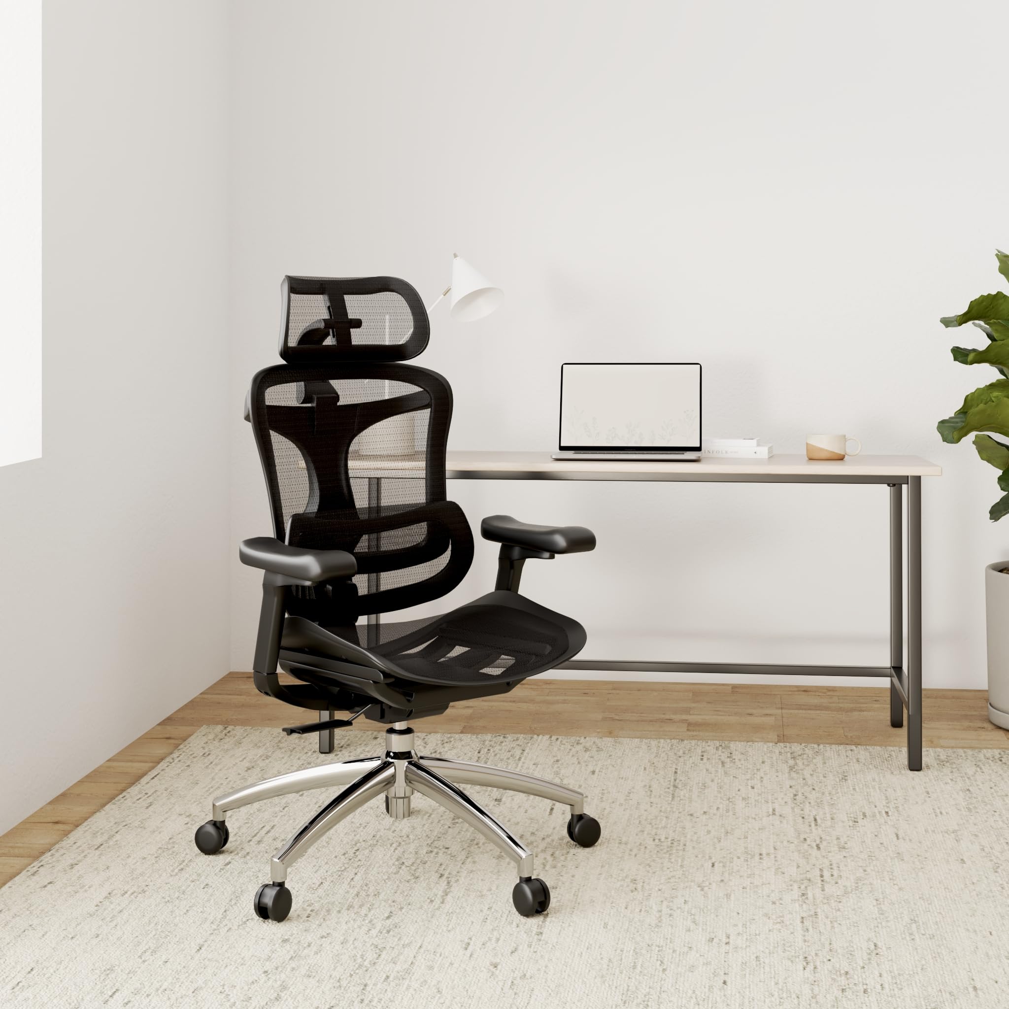 SIHOO Doro C300 Bürostuhl Ergonomisch mit Dynamischer Lendenwirbelstütze für Büro und Homeoffice