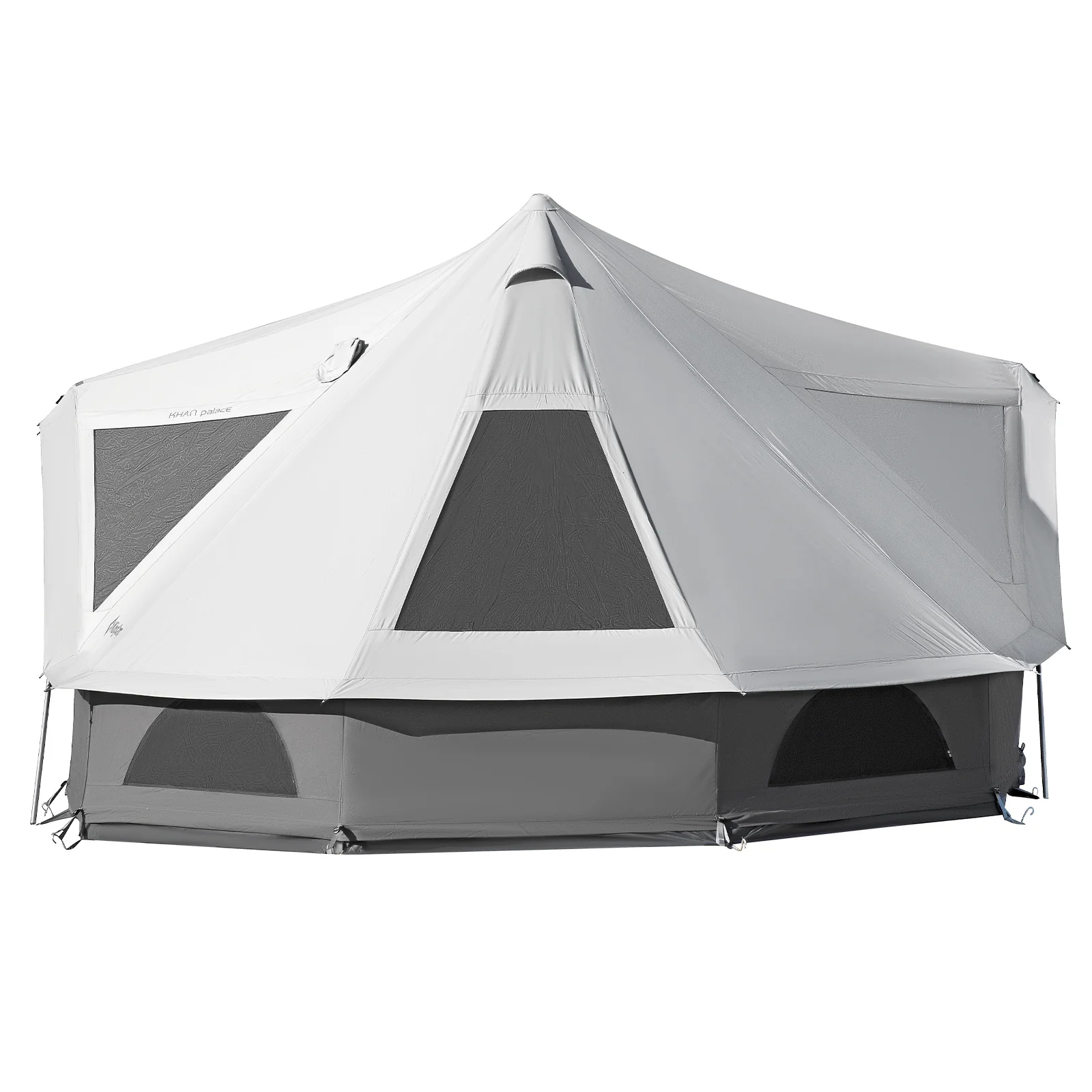 2025 KingCamp Khan Palace – Ampia tenda glamping con ventilazione variabile, altezza interna elevata e opzione per camino, ideale per grandi gruppi