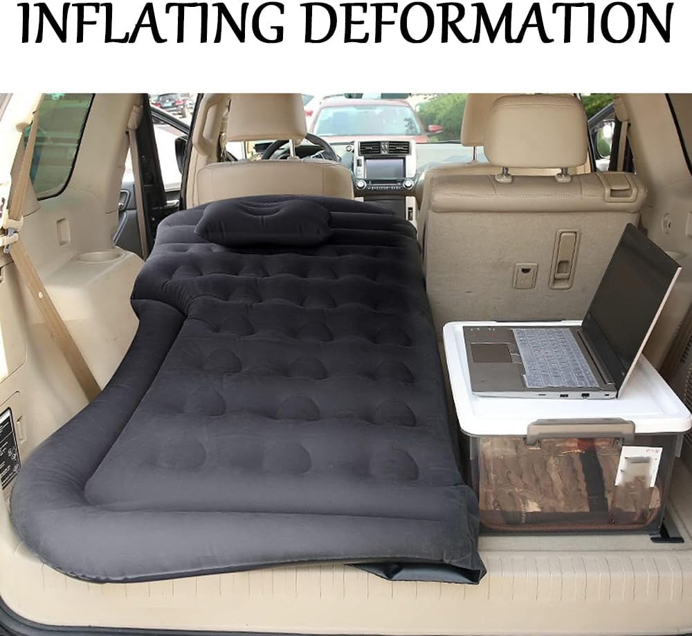 Auto Luftmatratze, für Alfa Romeo 156 159 Mito Giulia Stelvio Giulietta Tragbare Bequeme und Langlebige Aufblasbare Matratze Kofferraum Reisen Camping Zubehör,B