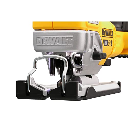 DEWALT DCS334N XJ Seghetto alternativo Brushless con impugnatura a staffa XR 18V senza batterie ne caricabatteria : Fai da te