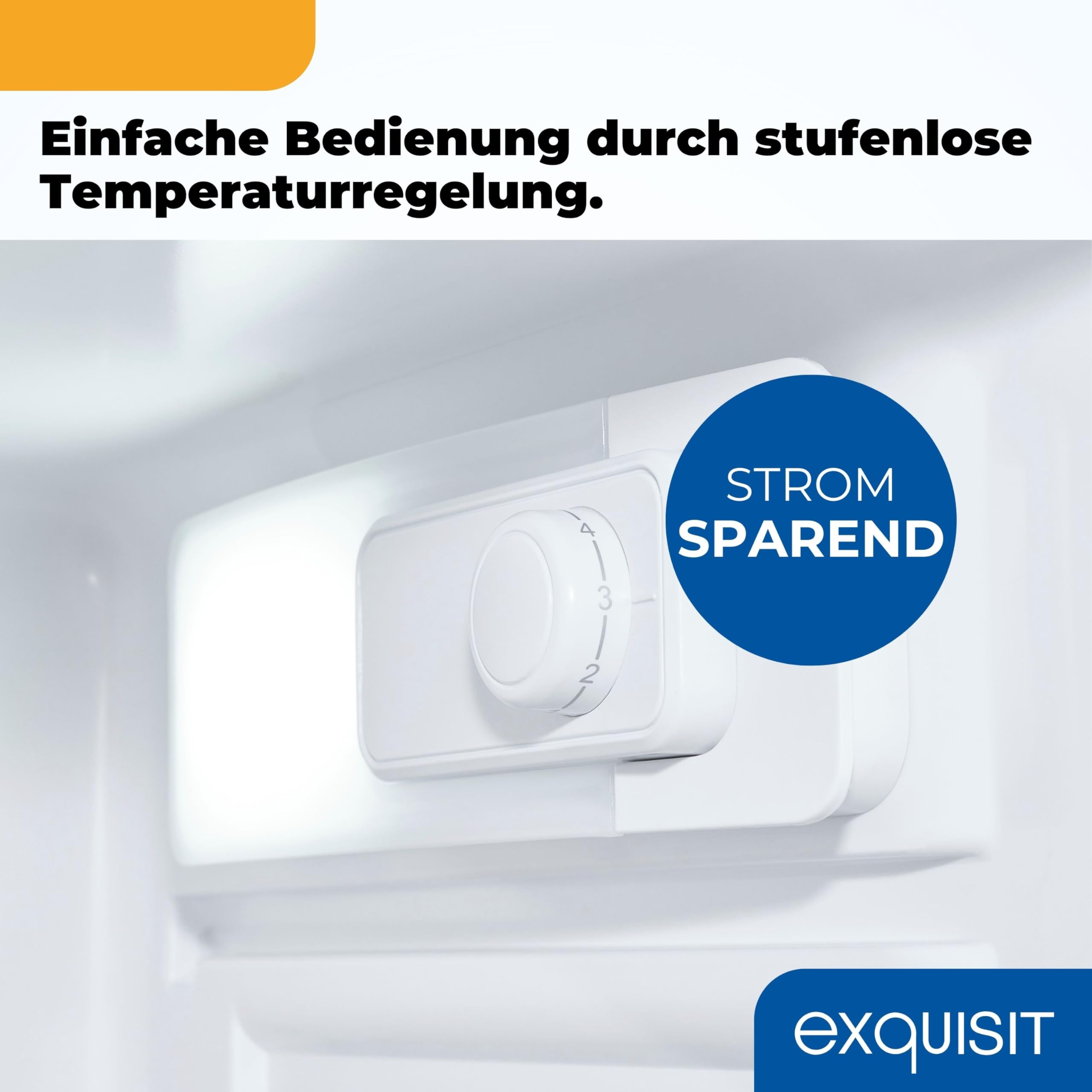 Einbau-Kühlschrank 129 Liter, 88 cm Nische, Vollraum, weiß, 39 dB, Türanschlag wechselbar