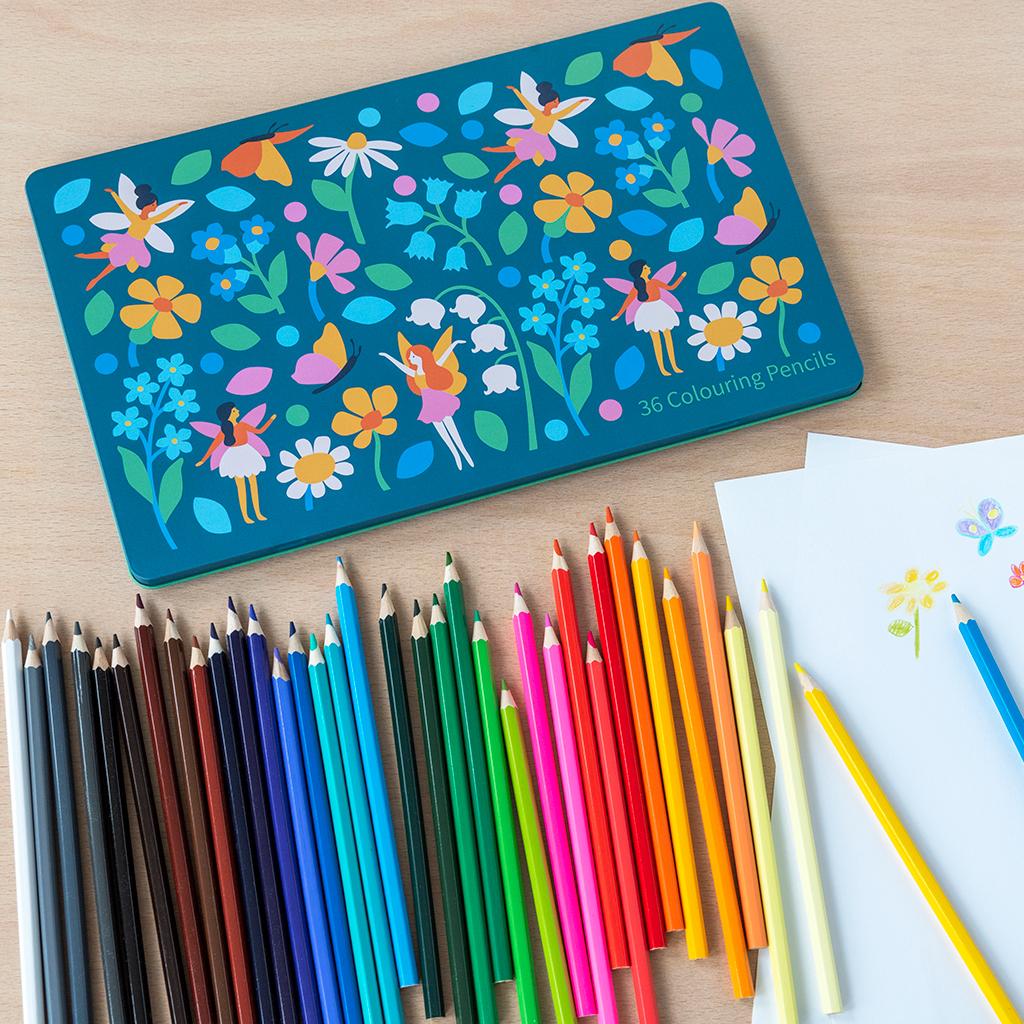 Rex London 36 Colouring Pencils Tin