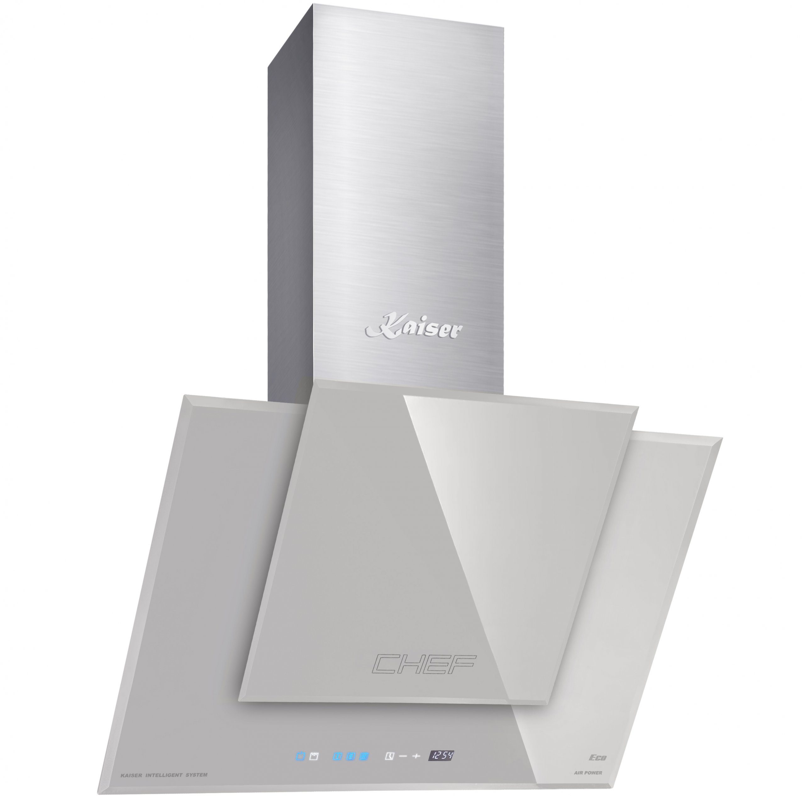 Kopffreihaube AT 8409 FW ECO. Dunstabzugshaube 80cm,910m³/h TouchControl