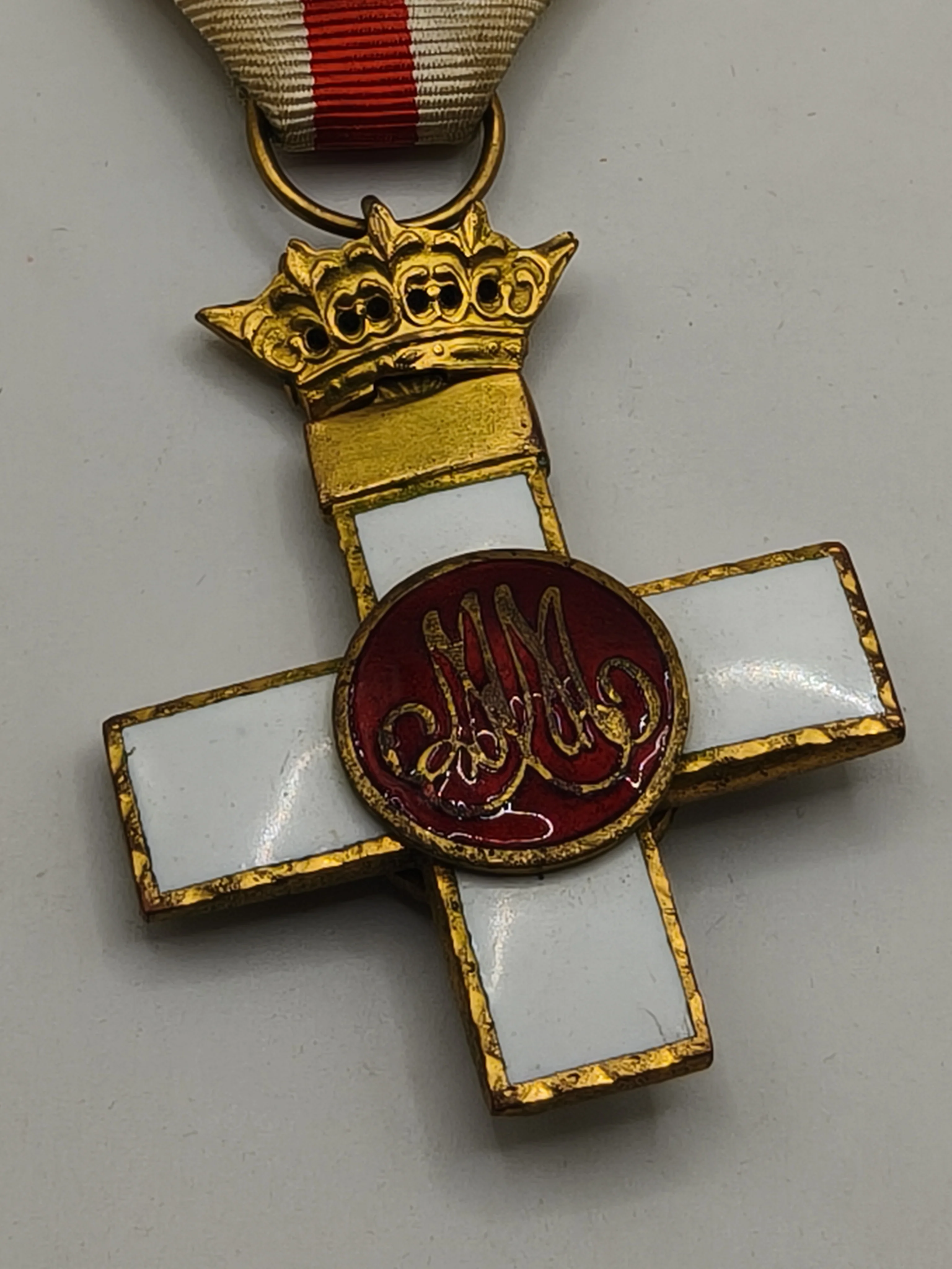 Pensioned Cross Medal of Military Merit. Spain Franco's period.