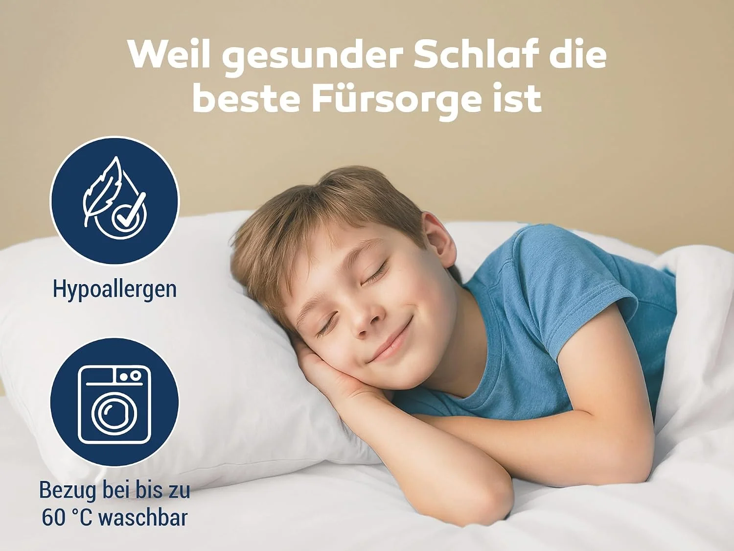 BettenABC Kinder- und Jugendmatratze aus Kaltschaum mit abnehmbarem Bezug