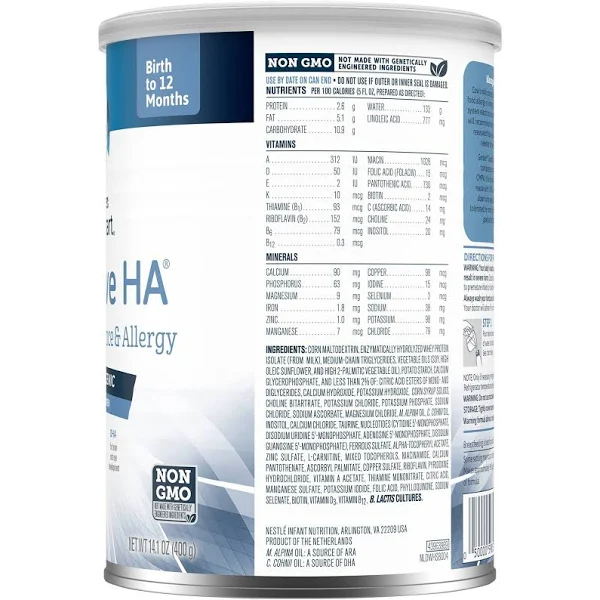 Gerber Good Start Infant Formula with Iron, Extensive HA, Birth to 12 Months   14.1 oz