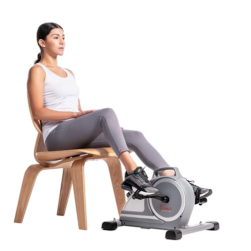 Sunny Health & Fitness Mini cyclette magnetica da scrivania, pedaliera a doppia funzione con monitor digitale e maniglia per il trasporto – SF B020026 : Amazon.it: Sport e tempo libero