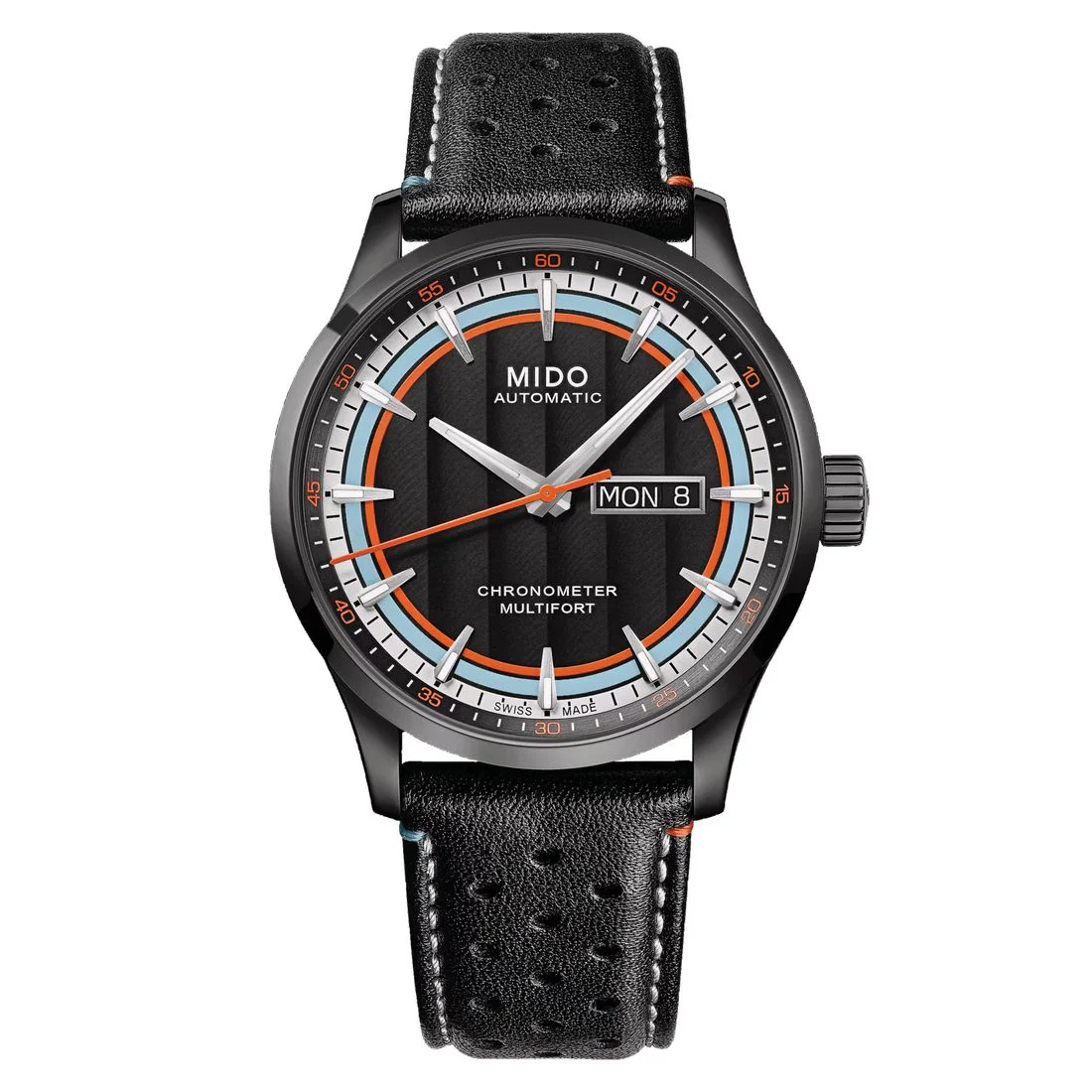 Orologio Mido Multifort Chronometer PVD nero COSC automobilismo