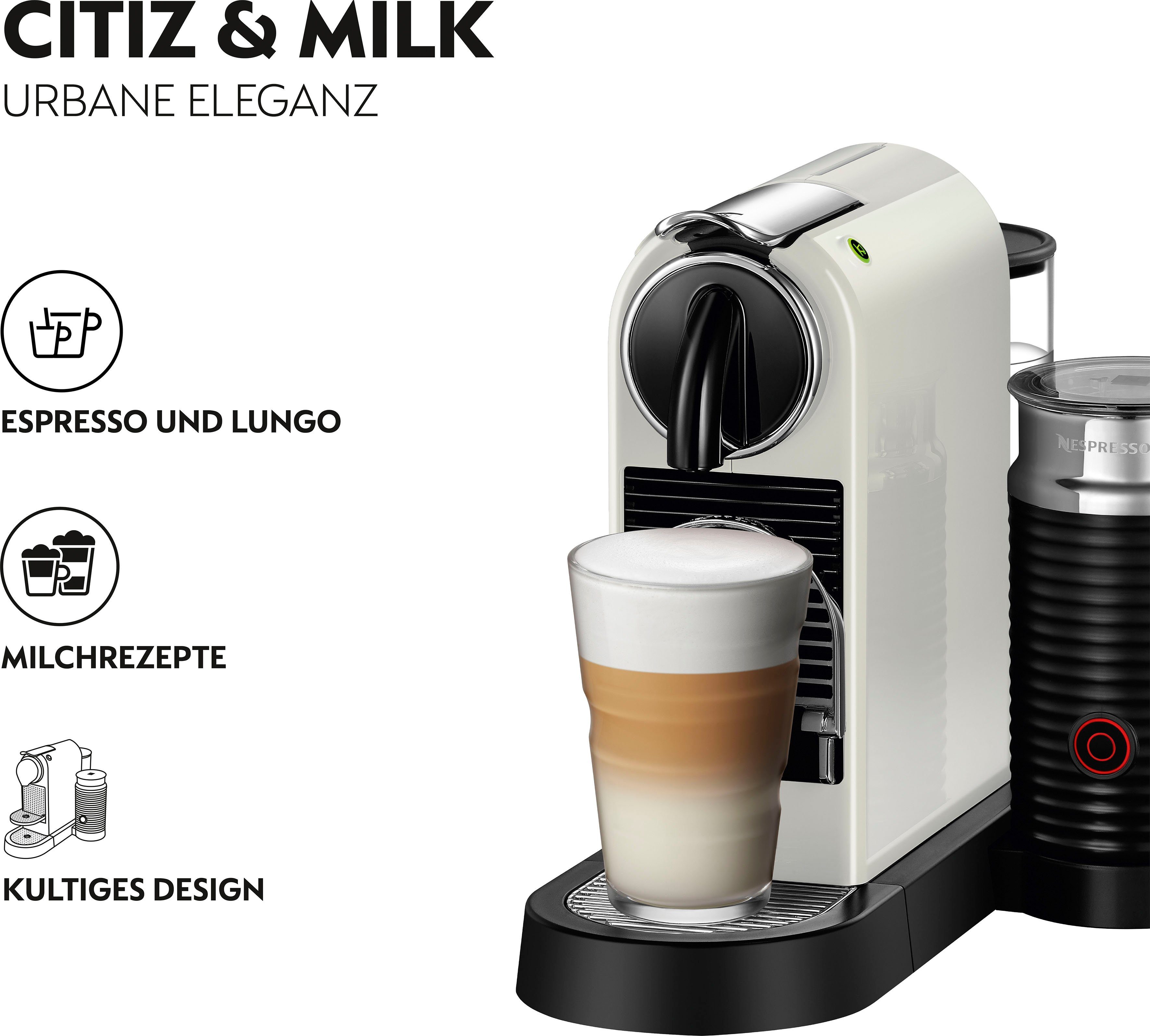 Kapselmaschine CITIZ EN 267.WAE von DeLonghi, White