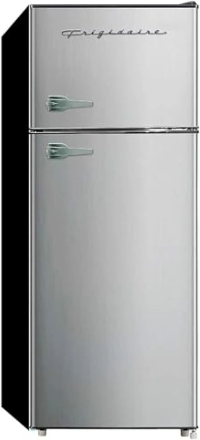 Frigidaire, 2 Door Apartment Size Refrigerator/Freezer Combo, 7.5 cu ft, Platinum Series, Stainless, 23' D x 21.5' W x 55.5' H