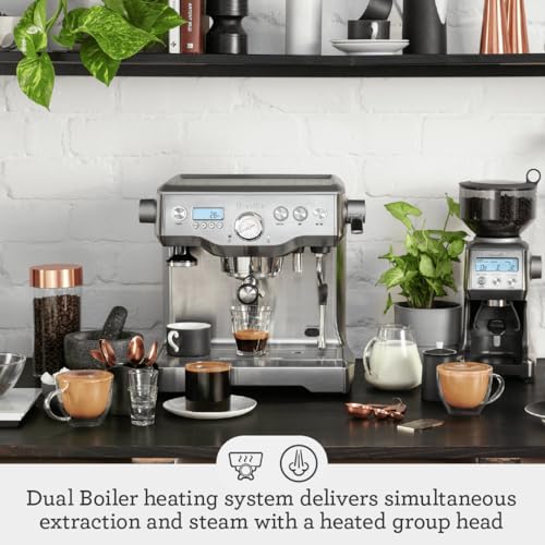 Breville Dual Boiler Espresso Machine BES920XL, Brushed Stainless Steel: Home & Kitchen