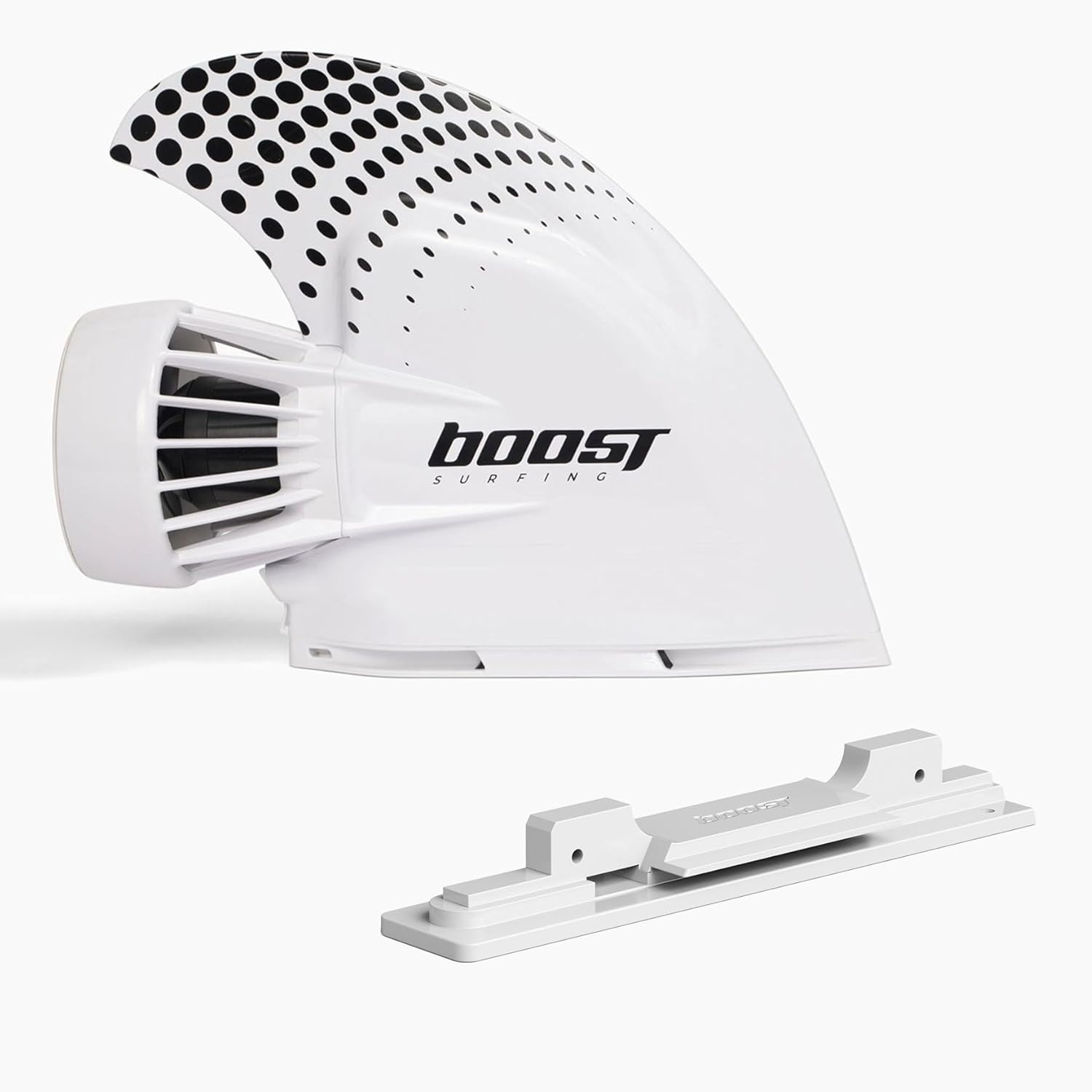 Pinna - Motore elettrico per tavole da surf, SUP e kayak. Pinna elettrica leggera, compatta e incredibilmente resistente con telecomando. (Boost Fin)
