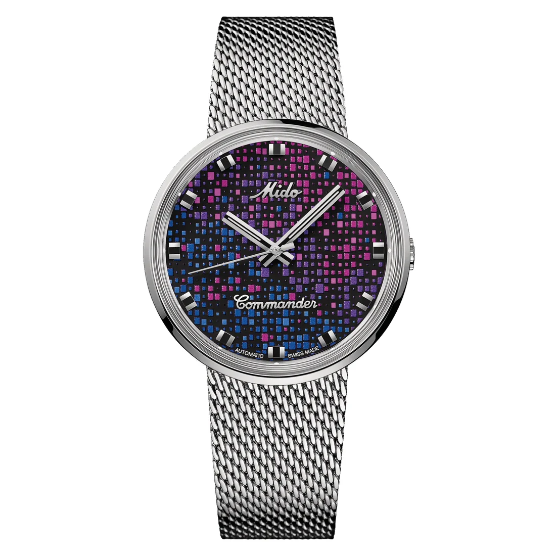 Orologio Mido Commander 1959 quadrante Pixel e luminova