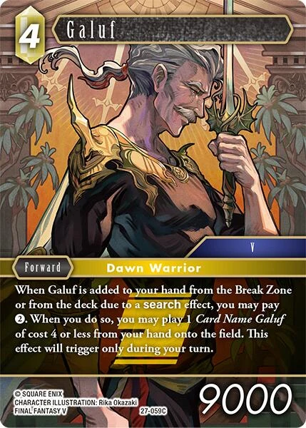 Galuf (27-059C) (Journey of Discovery)