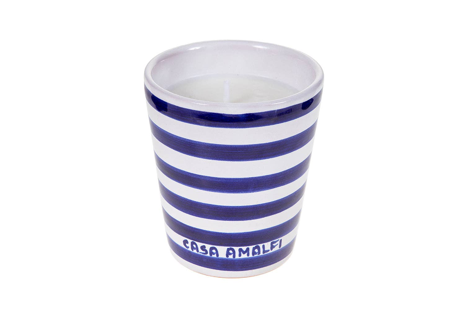 Blue Grotto | Hand-Painted Ceramic Candle