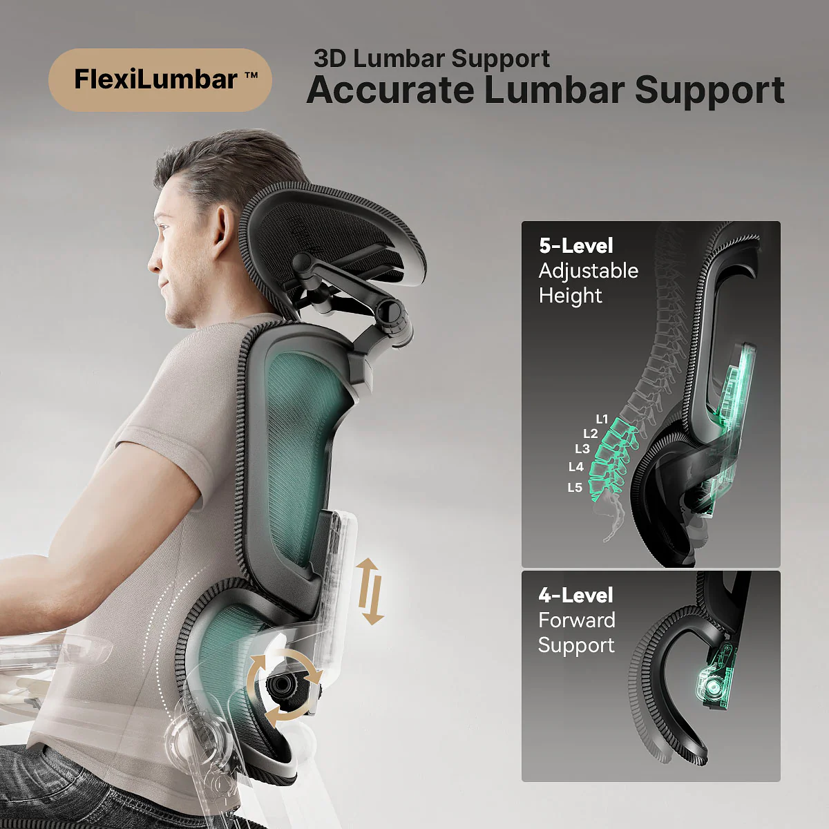 Sedia da ufficio ergonomica H1 Pro V2