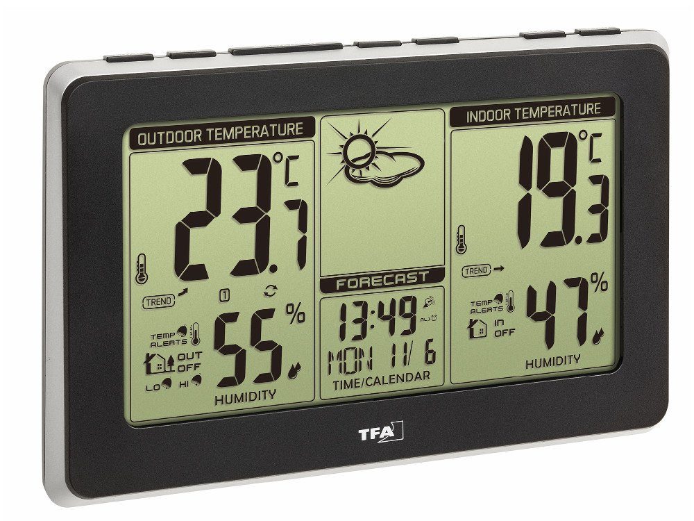 Funkwetterstation MONDO PLUS TFA 35.1151.01.Plus Wettervorhersage
