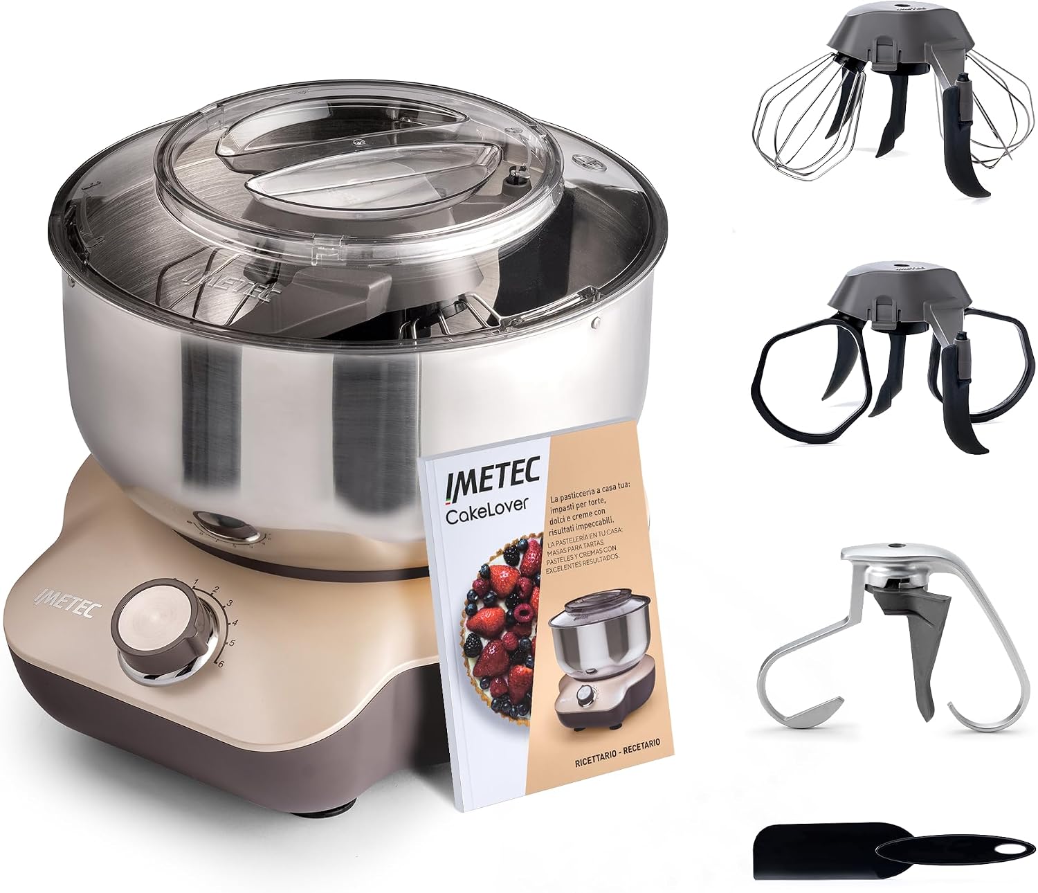 Imetec Cakelover – Impastatrice planetaria 5L 1500W