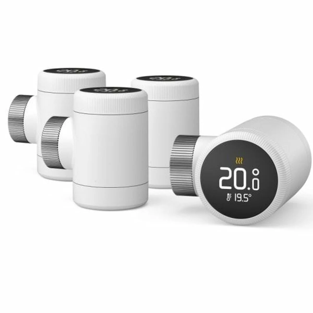 2025 Termostato intelligente per radiatori con controllo via app e integrazione con il sistema domotico – installazione semplice, risparmiatore di energia, compatibile con i radiatori comuni