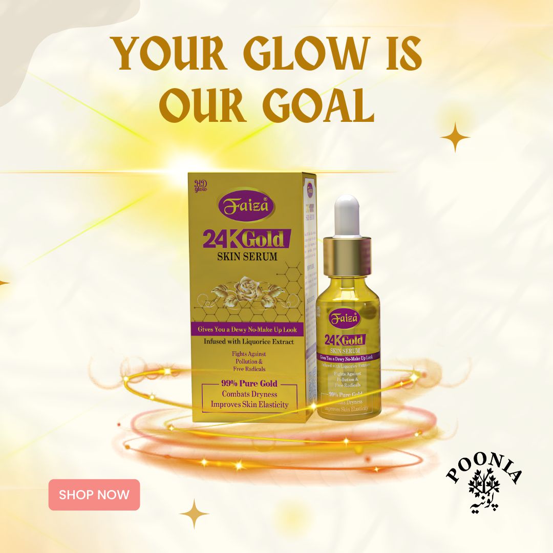 Poonia Brothers �?Faiza 24K Gold Skin Serum