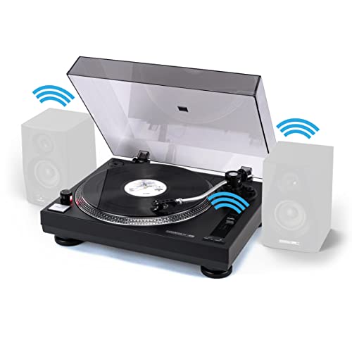 Giradischi Reloop RT 1 BT con trasmissione a cinghia per applicazioni DJ e HiFi, uscita Bluetooth per il collegamento wireless con altoparlanti Bluetooth : Elettronica