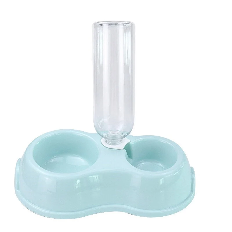 Elevated Dog & Cat Double Bowl Feeder with Auto Water Refill