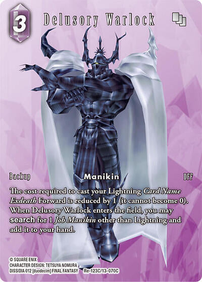 Delusory Warlock (Full Art) - Re-123C/13-070C