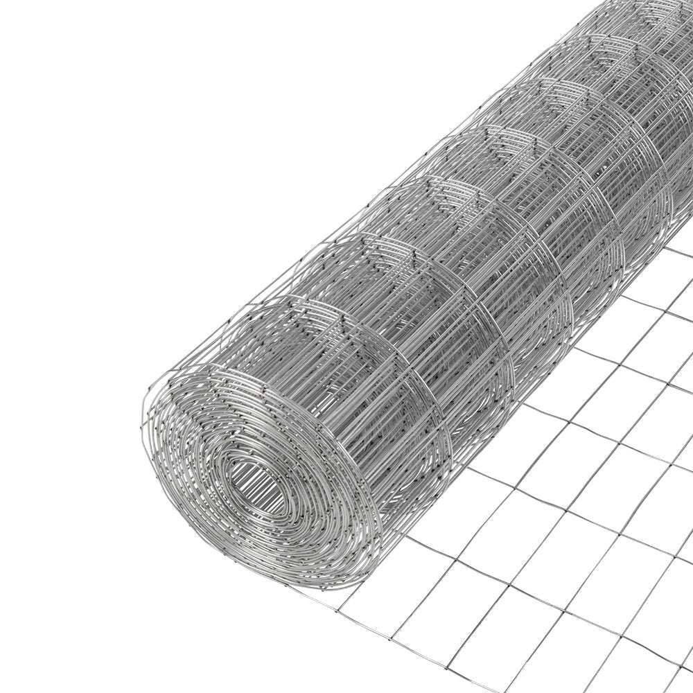 YARDGARD Galvanized Welded Wire Fence 24&prime;&prime;x100&prime; Mesh 2&prime;&prime;x1&prime;&prime; Durable Outdoor Barrier