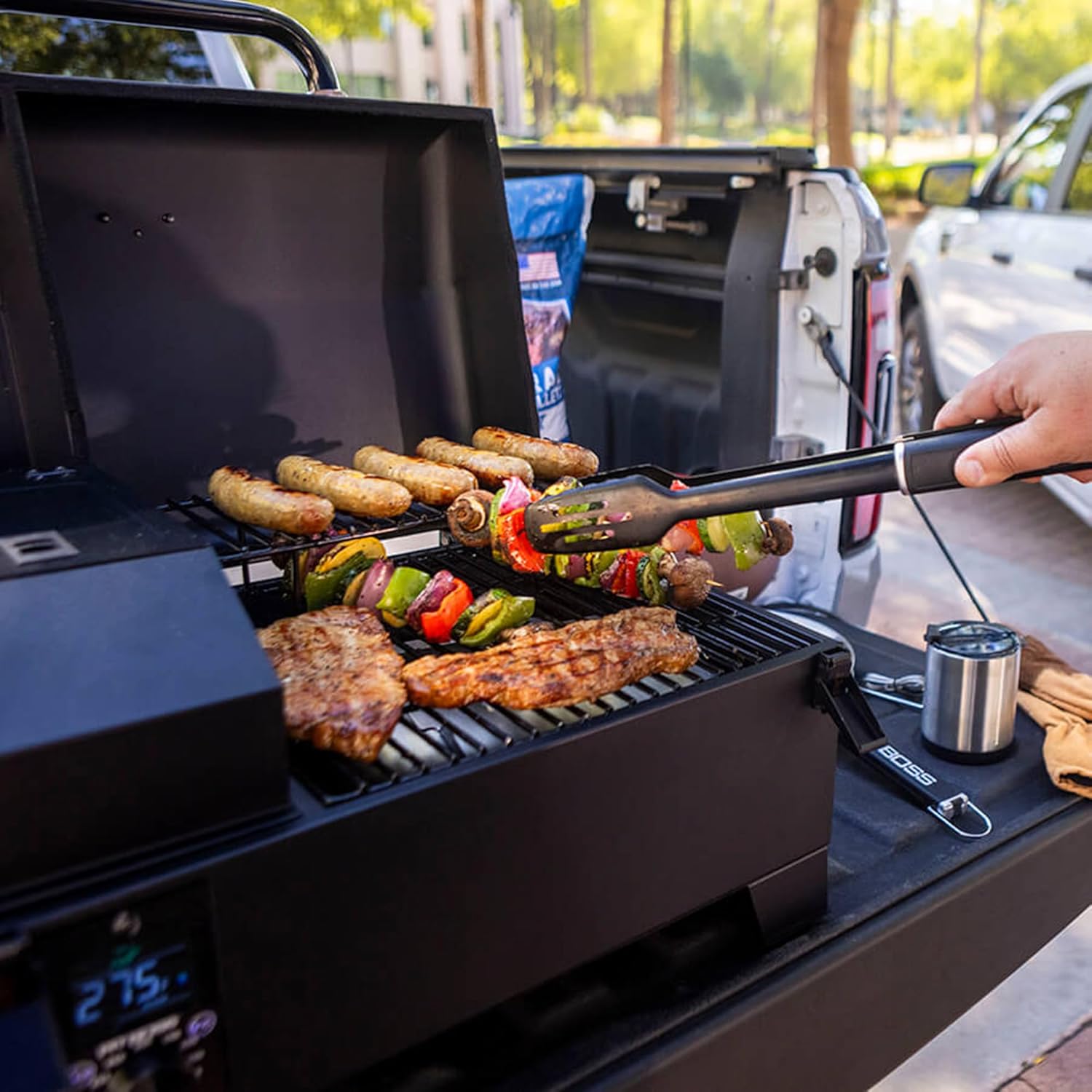 Pit Boss PB150PPG Table Top Wood Pellet Grill  Black - 11091