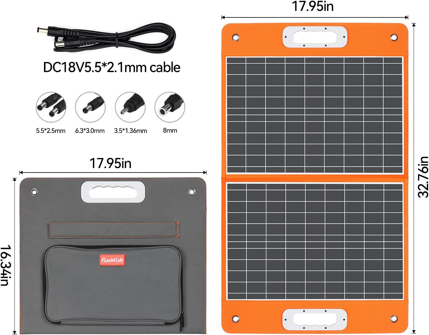 FlashFish - Power station portatile da 144,3 Wh con pannello solare, 60 W, 200 W, con 230 V AC/DC/USB/tipo C/LED, generatore di corrente per campeggio, viaggi, viaggi, in viaggio, alimentazione di