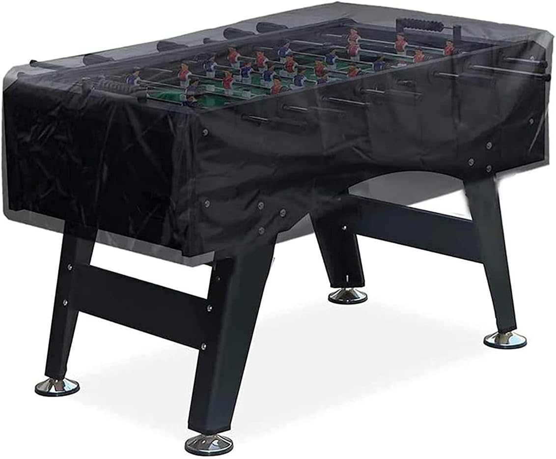 Azatemgo Copertura Calcio Balilla,Copertura per tavolo da biliardino,Realizzato in tessuto Oxford 420D ispessito,Protezione UV, impermeabile, antivento, antipolvere(160x115x50CM)