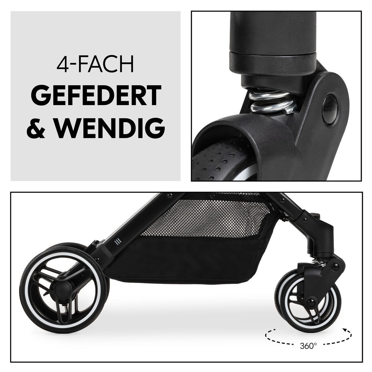 Kinder-Buggy Travel N Care Plus - Dusty Blue