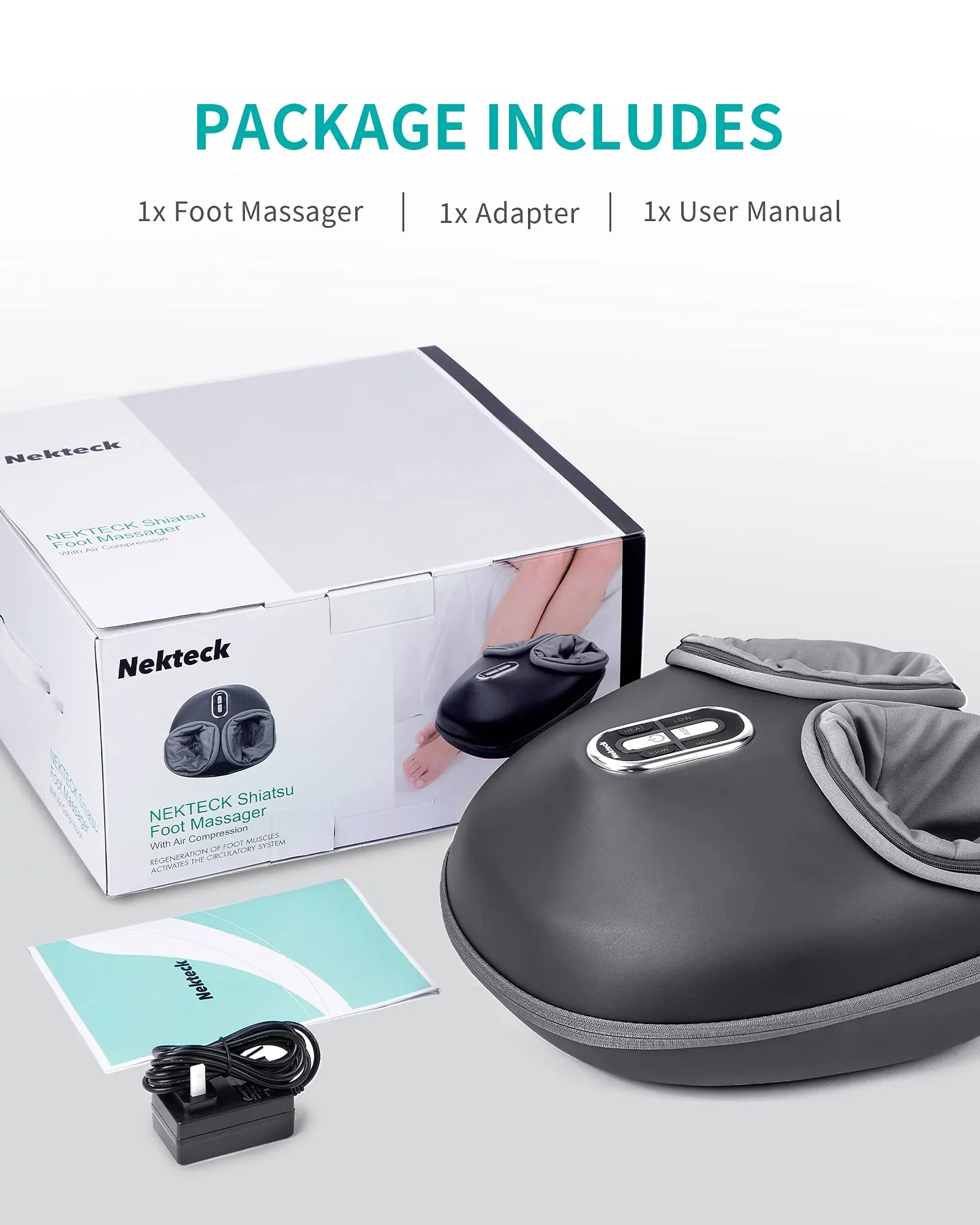 Foot Massager Machine with Soothing Heat
