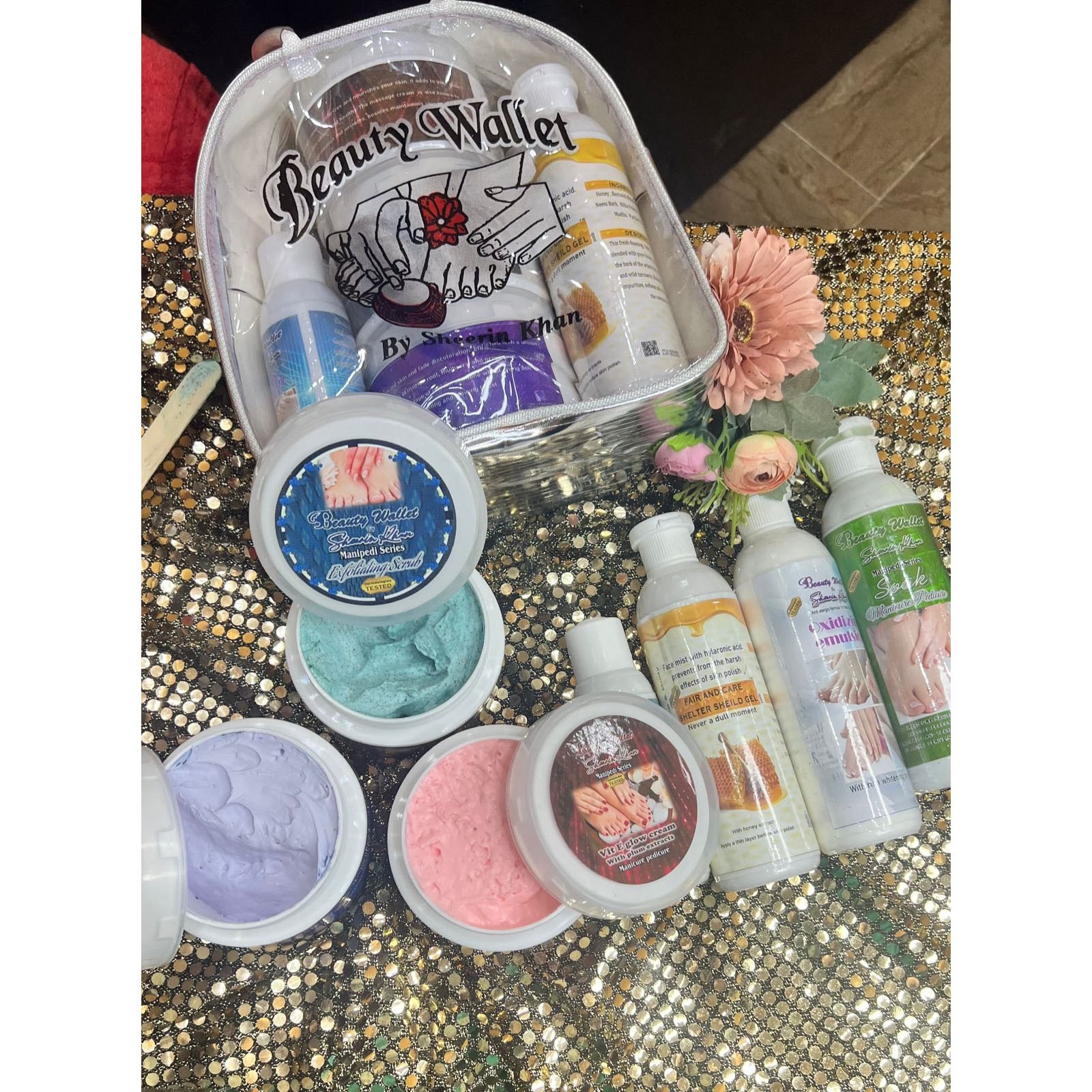 Beauty Wallet Manicure & Pedicure Kit by Sheerin Khan