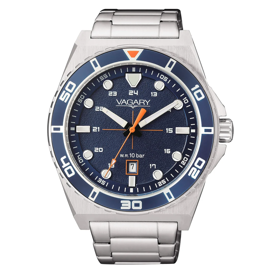 Orologio Vagary by Citizen Acqua39 IB9-310-11 quadrante blu