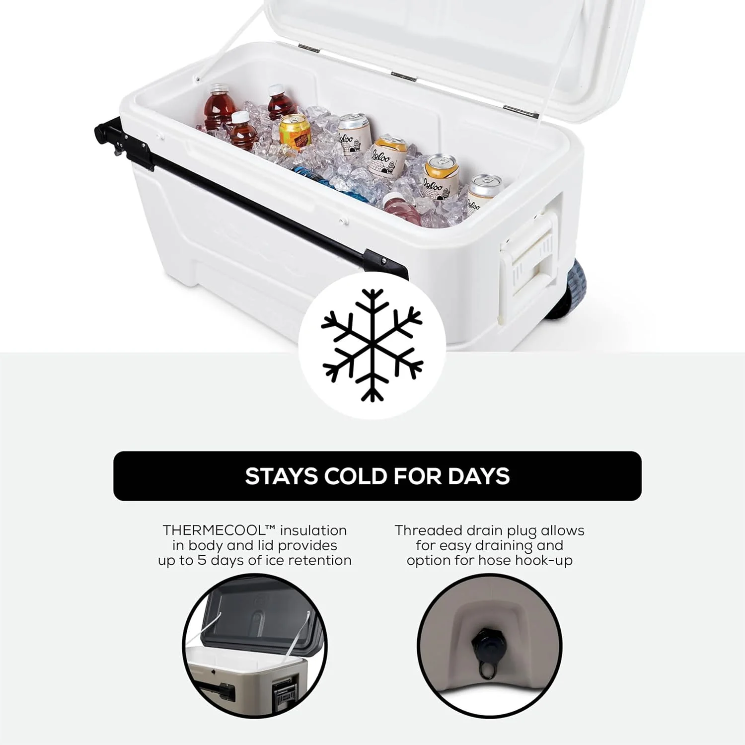 Athletes use 30 - 150 litre heavy-duty high-performance hard-shell portable refrigerators