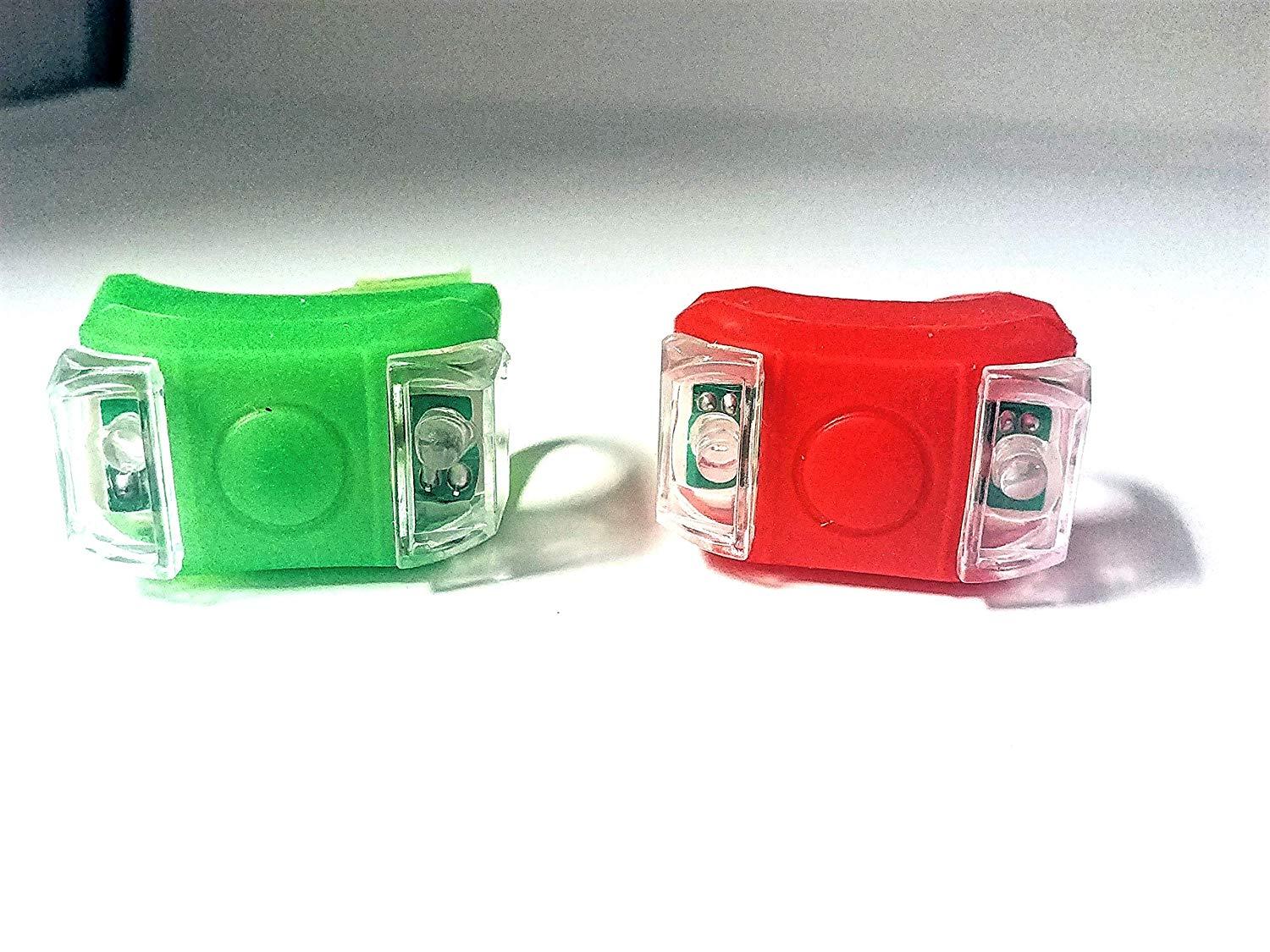 Green Blob Outdoors Navigation Boat Lights Sets Marine LED Portable Emergency Safety Waterproof (Choice of Red, Green, Blue, White)