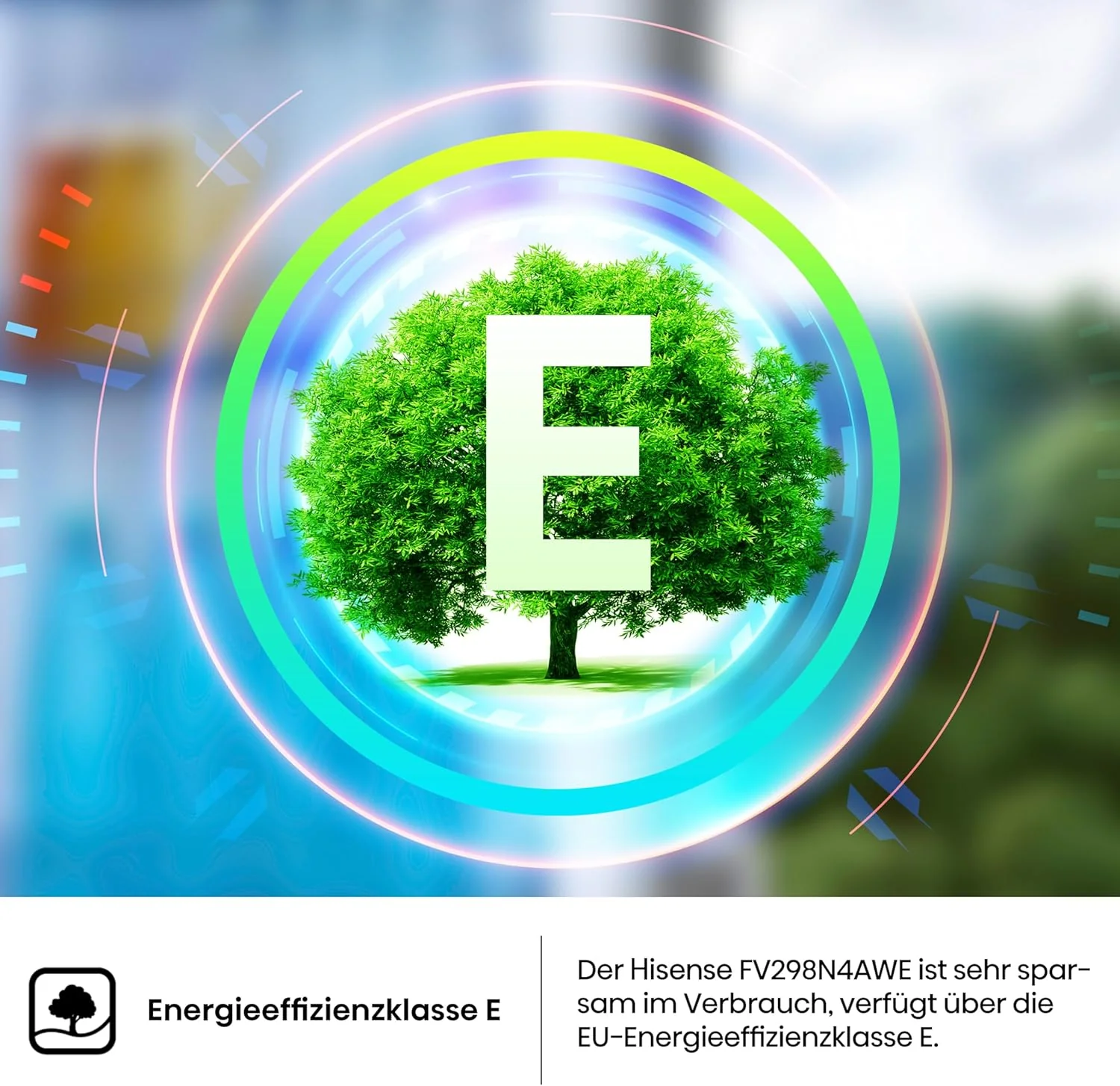 Hisense FV191N4AW2 Vriezer/ TotalNoFrost/ SuperFreeze/ Deuralarm/ Multiflow 360��/ BigBox/ 143,4 cm/ Vriesgedeelte 147 l/ 41 dB/ 205 kWh/Wit