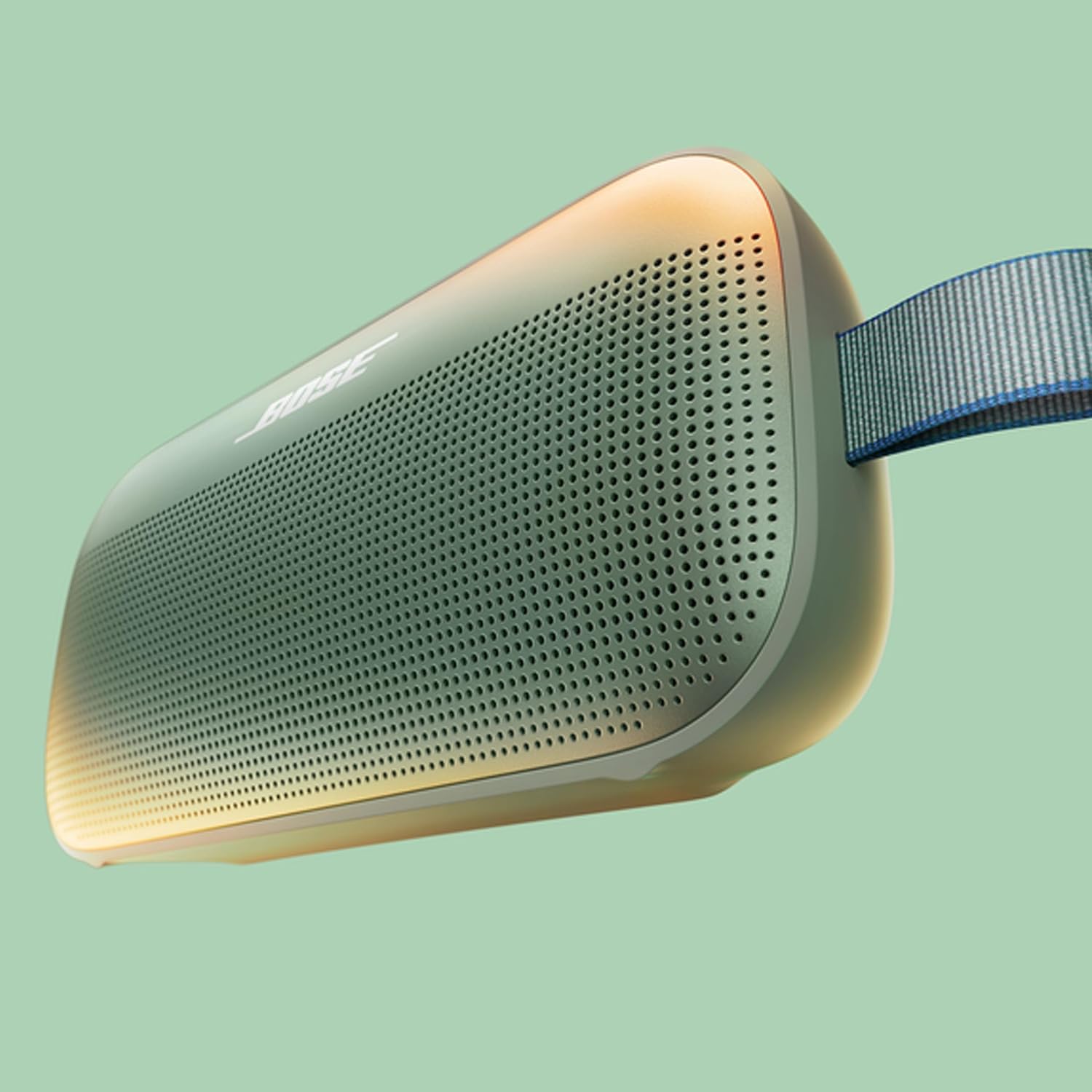 Bose SoundLink Flex Tragbarer Bluetooth-Lautsprecher (2. Gen.), Tragbarer Außen-Lautsprecher mit naturgetreuem Klang, bis zu 12 Stunden Akkulaufzeit, staubdicht und wasserdicht, Schwarz