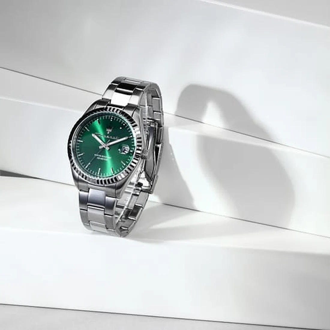 Orologio Maserati Competizione acciaio quadrante verde