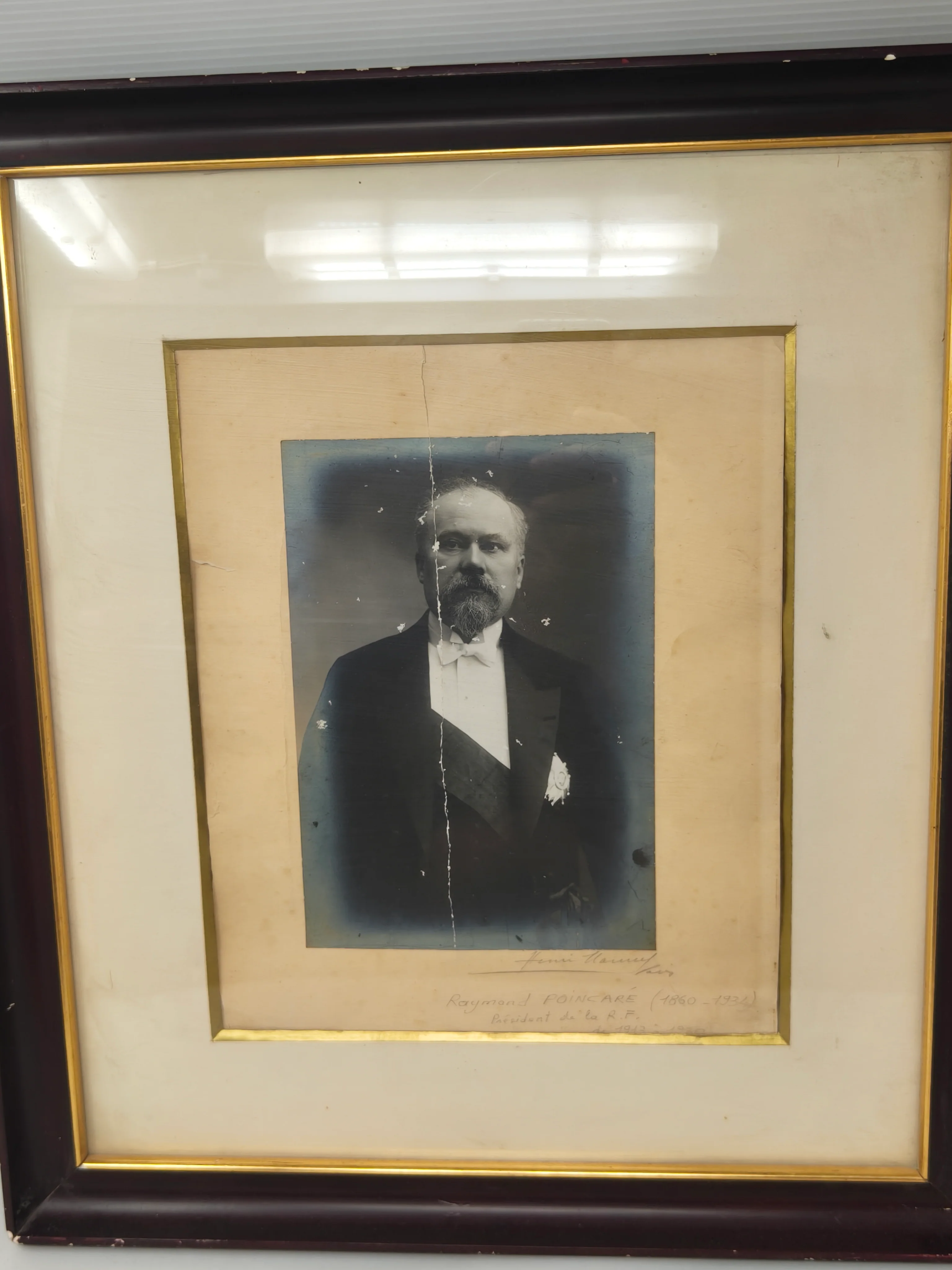 Foto Raymond Poincar�� (1860-1934. Rep��blica Francia.