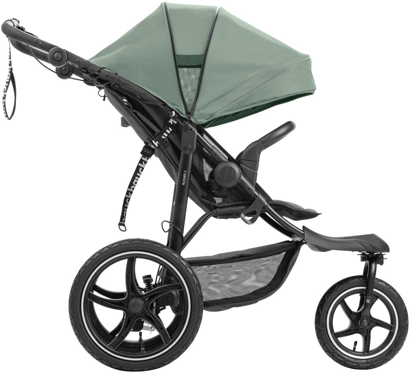 Dreirad-Kinderwagen Runner 3, Jungle Green