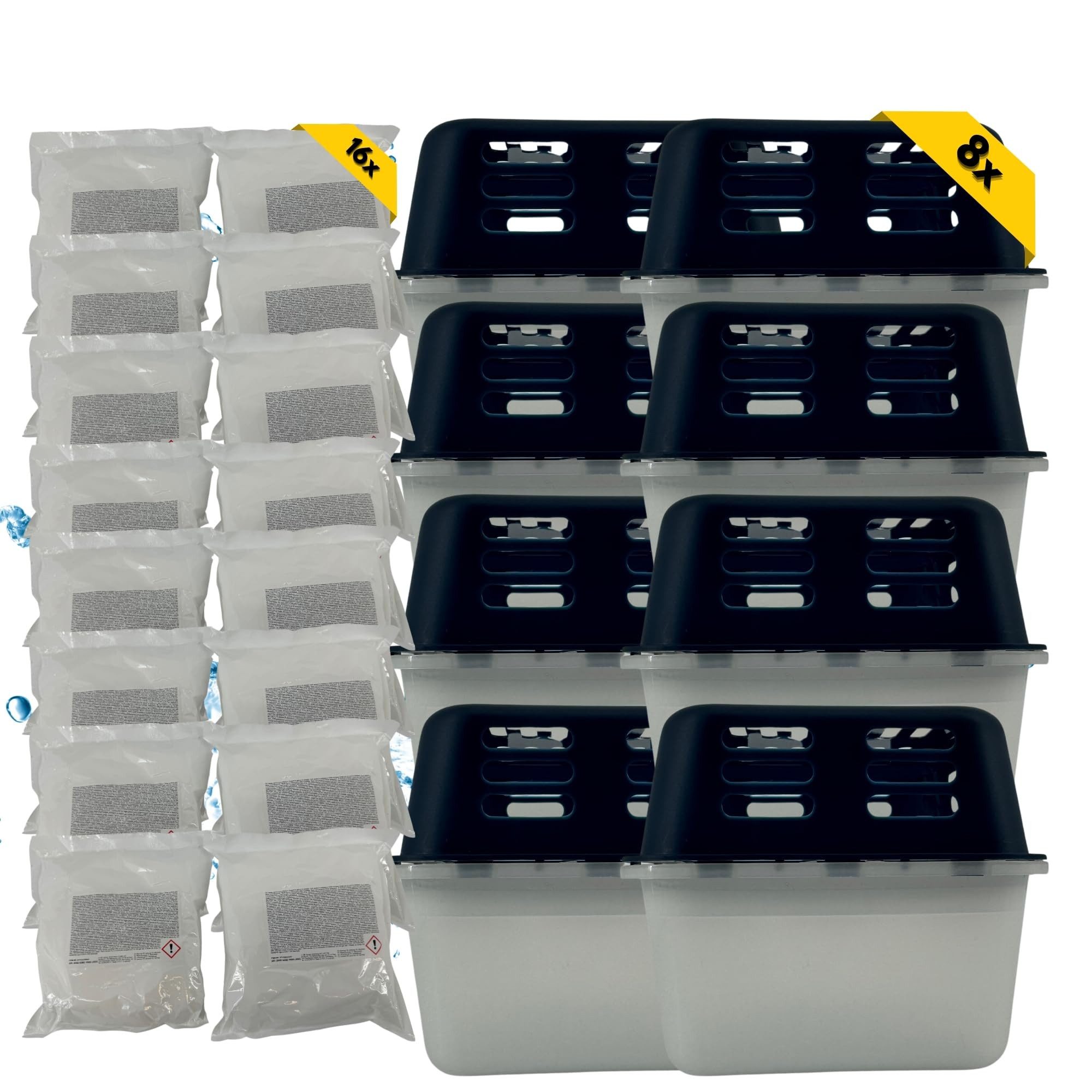 Granulat-Luftentfeuchter 8 Luftentfeuchter 16 Granulat für Growbox Grower Grow Zelt Zubehör Box