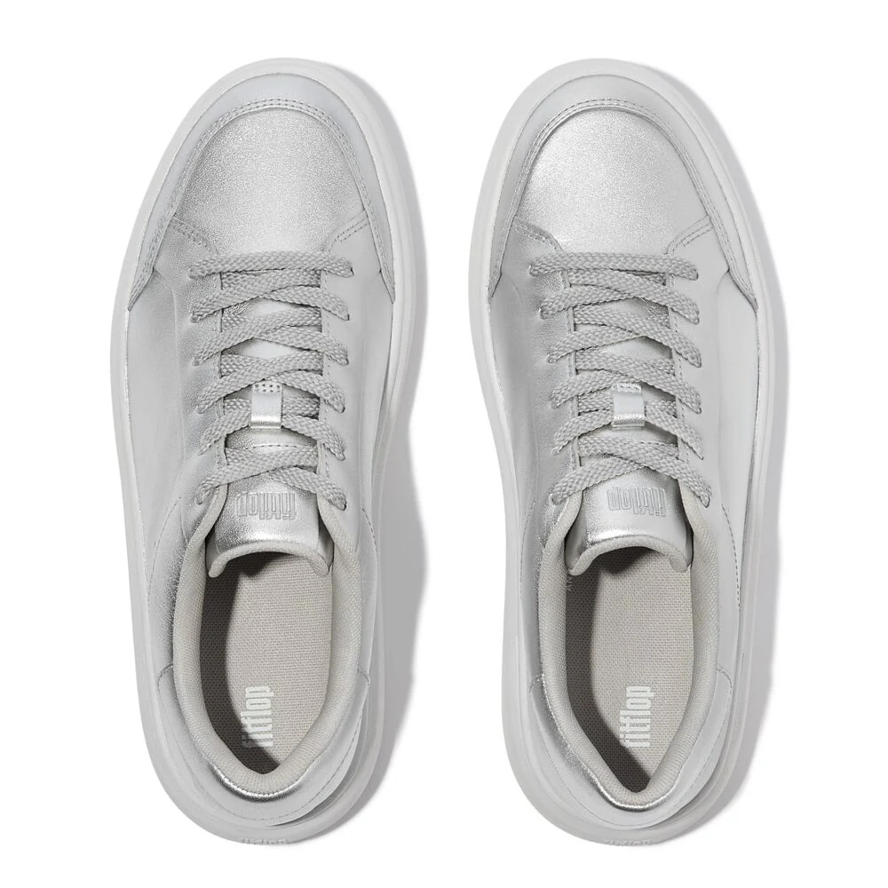 FitFlop RTG Metallic-Leder Sneaker
