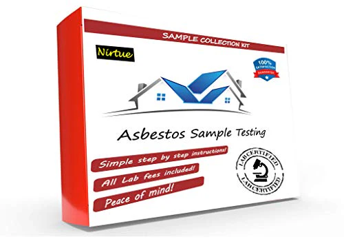 Asbestos Test Kit 1 PK  Includes All Lab Fees   Test Popcorn Ceiling, Tile, Insulation, Adhesive, Mastic, Drywall and Other Materials for Asbestos (72Hr Turnaround)